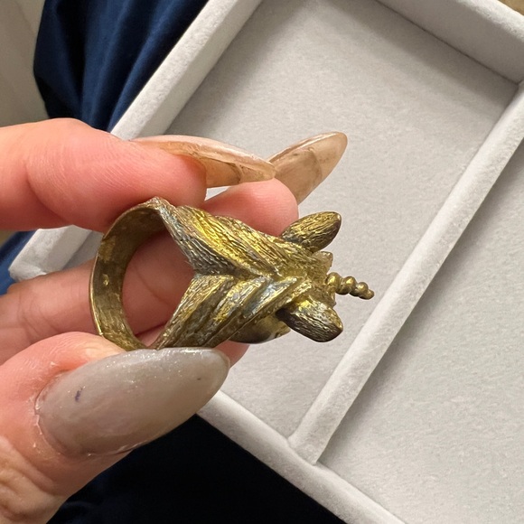 Vintage Unicorn Ring made of repurposed coins. One of a kind- handmade - Picture 8 of 16